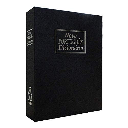 Livro Cofre Aço Book Safe 26,5 Cm Dicionário Português