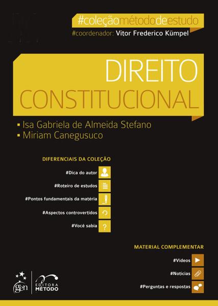 Livro - Coleção Método de Estudo - Direito Constitucional