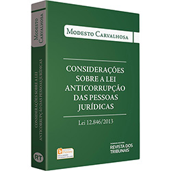 Livro - Considerações Sobre a Lei Anticorrupção das Pessoas Jurídicas