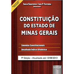 Livro - Constituição do Estado de Minas Gerais