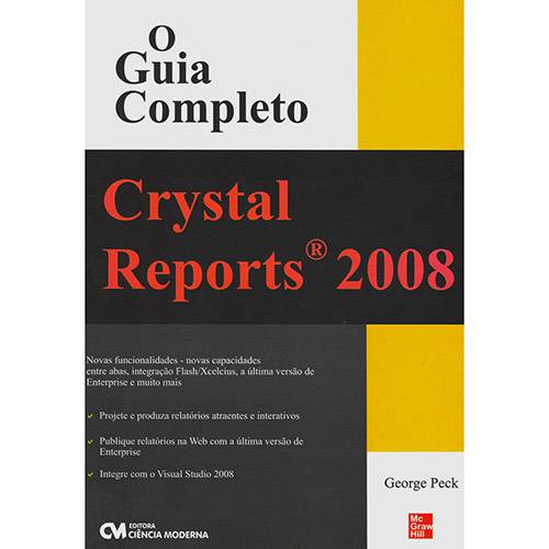 Livro - Crystal Reports 2008: o Guia Completo
