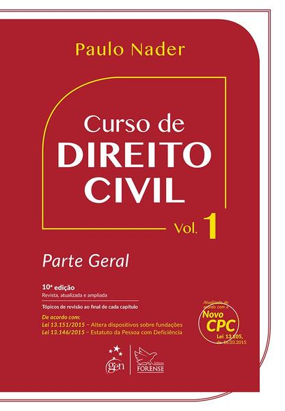 Livro - Curso de Direito Civil - Vol. 1 - Parte Geral
