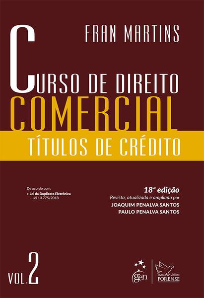 Livro - Curso de Direito Comercial - Vol. 2