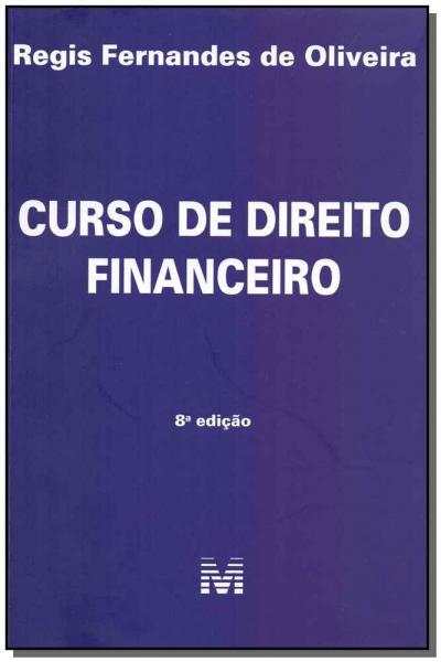 Livro - Curso de Direito Financeiro - 8 Ed./2019