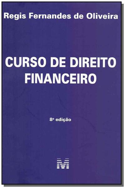 Livro - Curso de Direito Financeiro - 8 Ed./2019