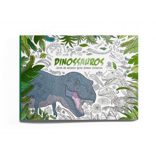 Livro de Colorir Arteterapia Dinossauros