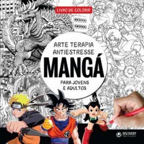 Livro de Colorir Manga