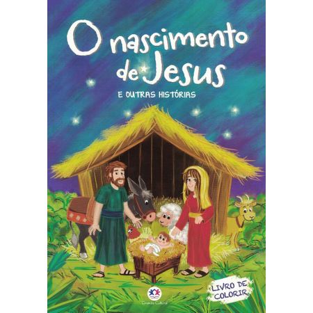 Livro de Colorir - o Nascimento de Jesus