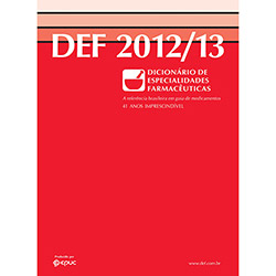Livro - DEF 2012/13: Dicionário de Especialidades Farmacêuticas