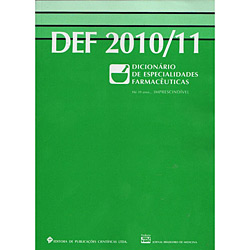 Livro - DEF 2010/11 - Dicionário de Especialidades Farmacêuticas