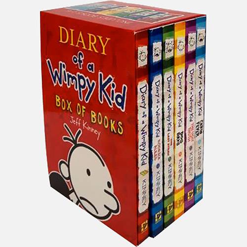Tudo sobre 'Livro - Diary Of a Wimpy Kid Box Of Books. Volumes 1 - 7'