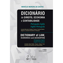 Tudo sobre 'Livro - Dicionário de Direito, Economia e Contabilidade - Português-Inglês - Inglês-Português'