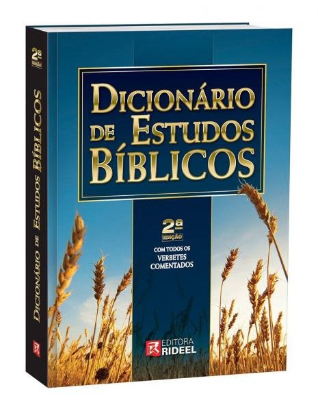 Livro Dicionário de Estudos Bíblicos Rideel - Editora Rideel