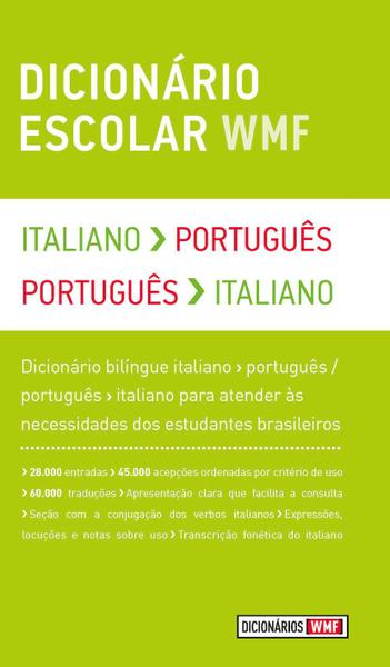 Livro - Dicionário Escolar WMF - Italiano-Português / Português-Italiano