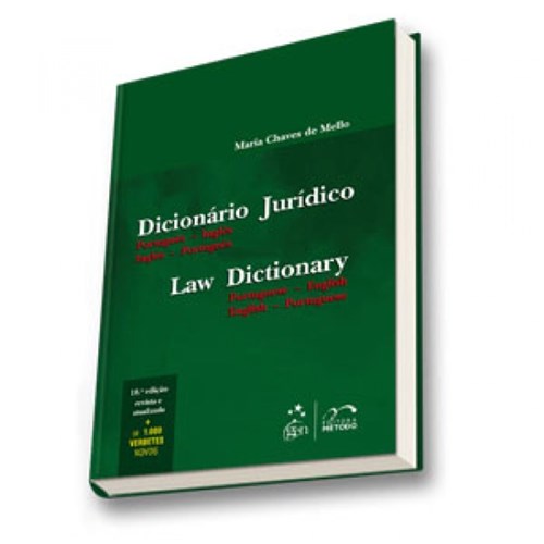 Livro - Dicionário Jurídico - Português-Inglês - Inglês-Português - Mello
