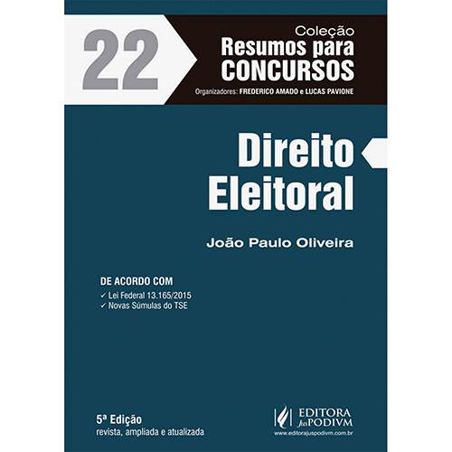 Livro - Direito Eleitoral: Resumos para Concursos (2017)
