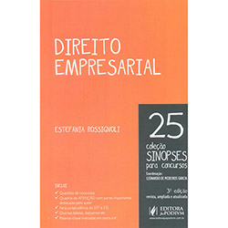 Livro - Direito Empresarial - Coleção Sinopse para Concursos - Vol. 25