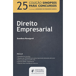 Livro - Direito Empresarial - Coleção Sinopses para Concursos - Vol. 25