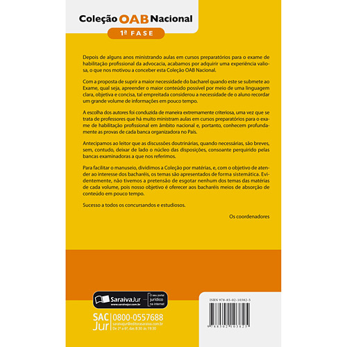 Livro - Direito Processual Civil - Coleção OAB Nacional 1ª Fase Vol. 2