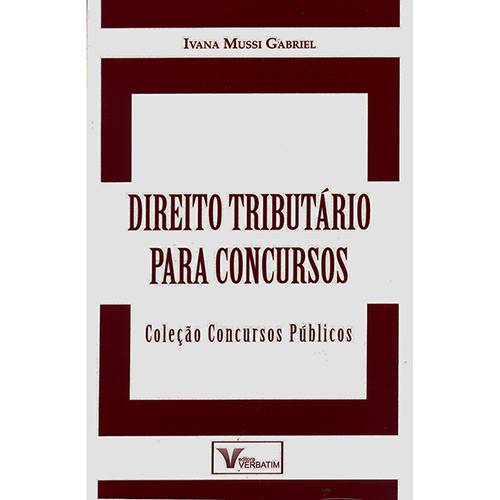 Livro - Direito Tributário para Concursos - Coleção Concursos Públicos