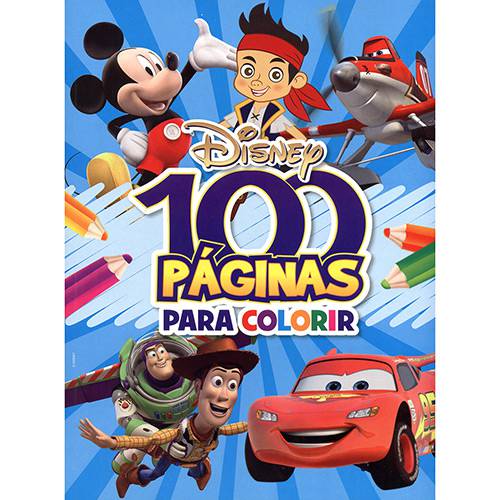 Livro - Disney 100 Páginas para Colorir