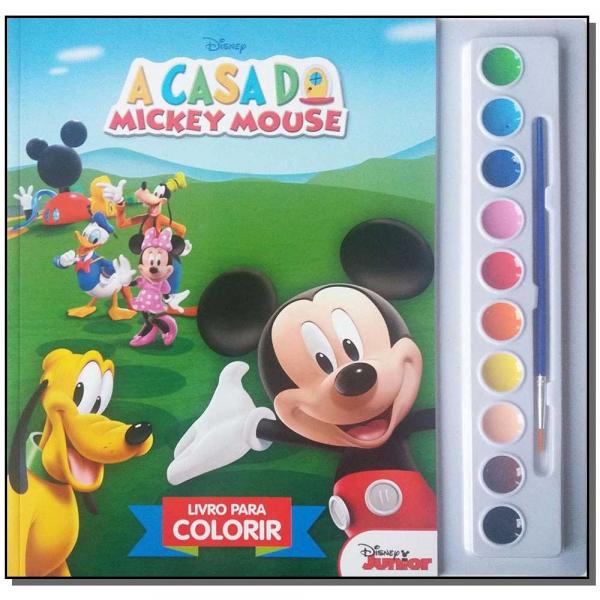 Livro - Disney - Aquarela - Casa do Mickey Mouse -Nv - Dcl