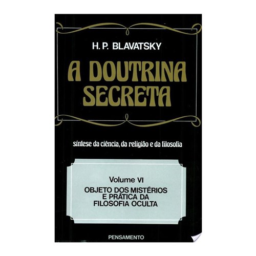 Livro - Doutrina Secreta, a