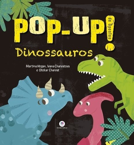 Livro Educativo Pop-Up : Dinossauros