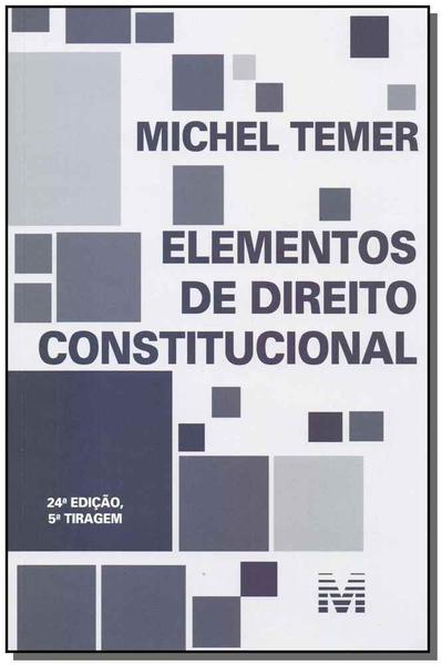 Livro - Elementos de Direito Constitucional - 24 Ed./2017
