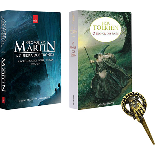 Livro - Encontro dos Clássicos: George R R Martin + Tolkien + Pin Exclusivo