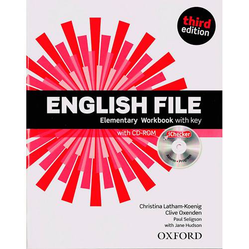 Livro - English File: Elementary WorkBook With Key With CD-ROM