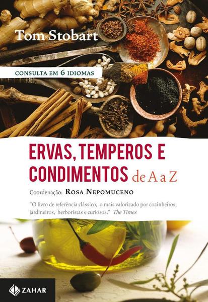 Livro - Ervas, Temperos e Condimentos de a A Z