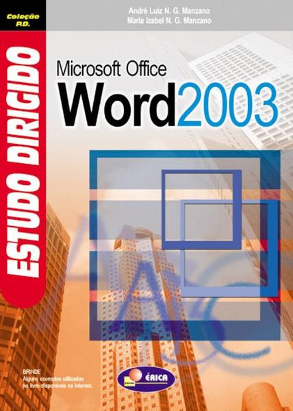 Livro - Estudo Dirigido: Microsoft Office Word 2003