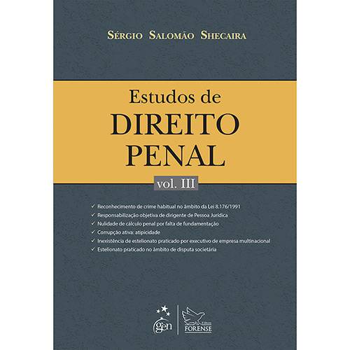 Livro - Estudos de Direito Penal - Vol. 3