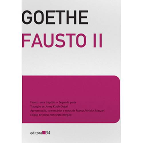 Livro - Fausto II - Edição de Bolso