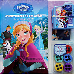 Livro - Frozen: Aventureiros em Ação - Livro com Projetor
