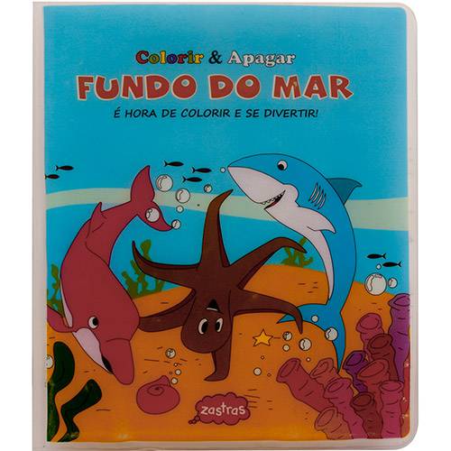 Livro - Fundo do Mar: Colorir & Apagar