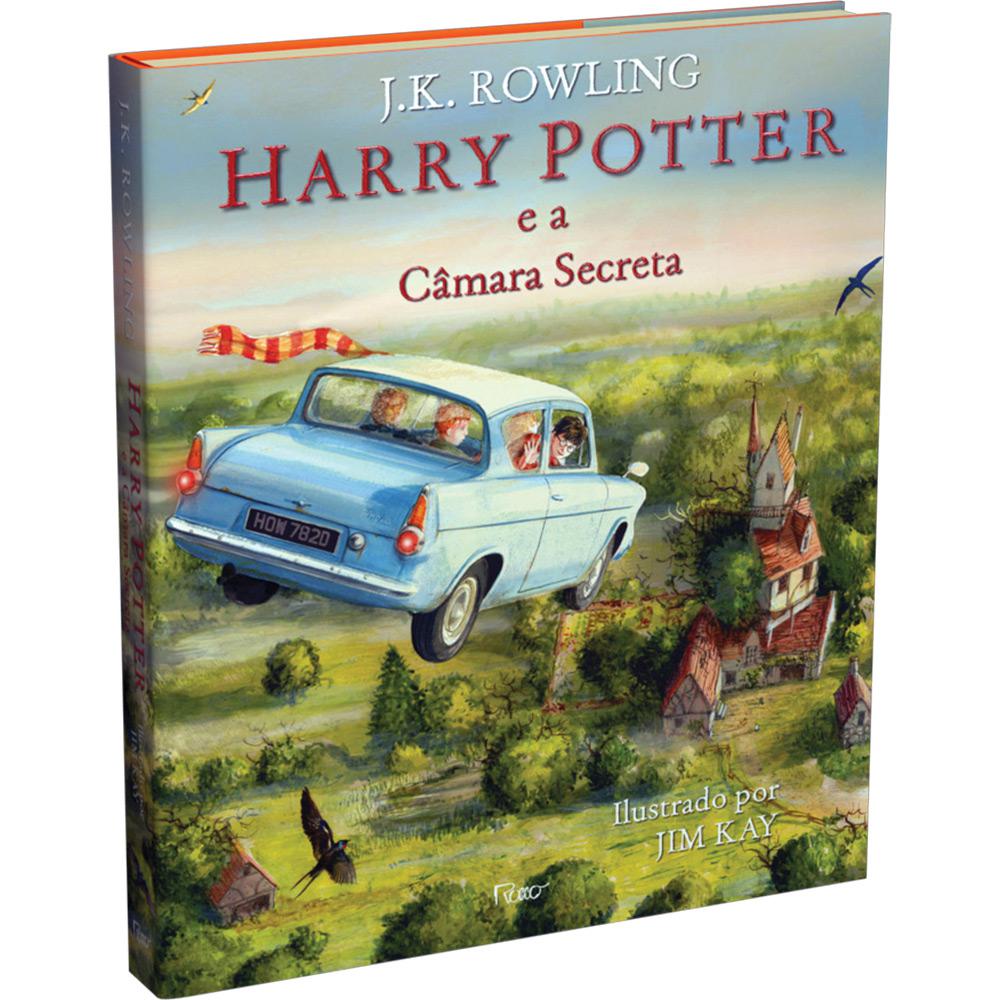 Livro Harry Potter e a Câmara Secreta - Edição Especial Ilustrada Capa Dura + Bottom