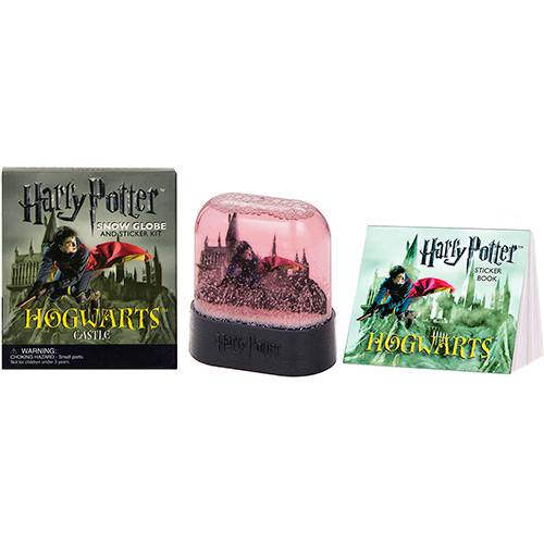 Livro - Harry Potter Hogwarts Castle Snow Globe And Sticker Kit