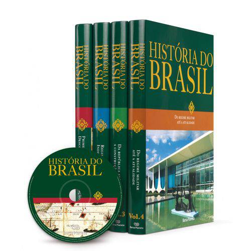 Tudo sobre 'Livro História do Brasil Barsa com 4 Livros e CD Interativo'