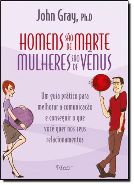 Livro - Homens São de Marte, Mulheres São de Vênus