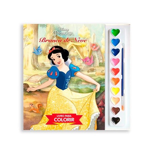 Livro Infantil para Colorir - Branca de Neve e os Sete Anões