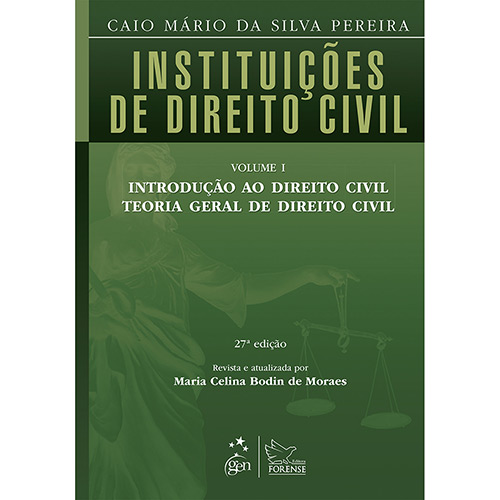 Livro - Instituições de Direito Civil - Vol. I
