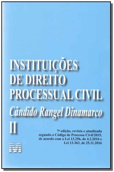 Livro - Instituições de Direito Processual Civil - Vol. 2 - 7 Ed./2017