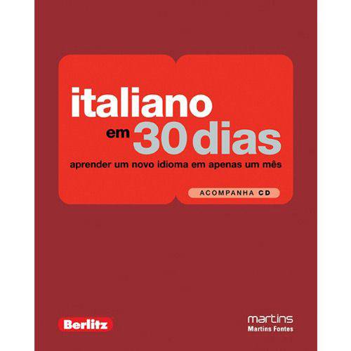 Tudo sobre 'Livro - Italiano em 30 Dias'