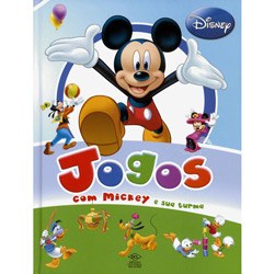 Livro - Jogos com Mickey e Sua Turma