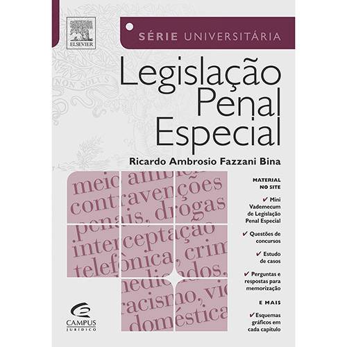 Tudo sobre 'Livro - Legislação Penal Especial - Série Universitária'