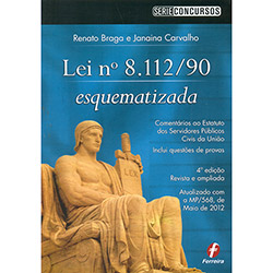 Tudo sobre 'Livro - Lei Nº 8.112/90 Esquematizada - Série Concursos'