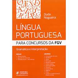 Livro - Língua Portuguesa para Concursos da FVG