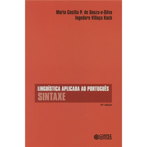 Livro - Linguística Aplicada ao Português : Sintaxe